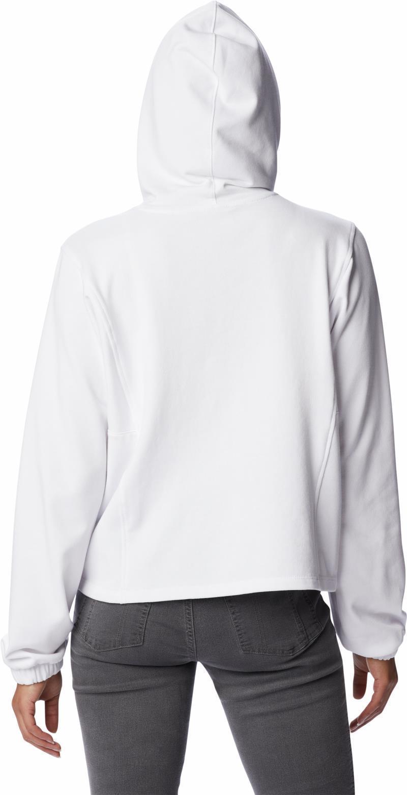 Columbia Trek Seasonal FT Hoodie - Womens - White / Black Logo 2