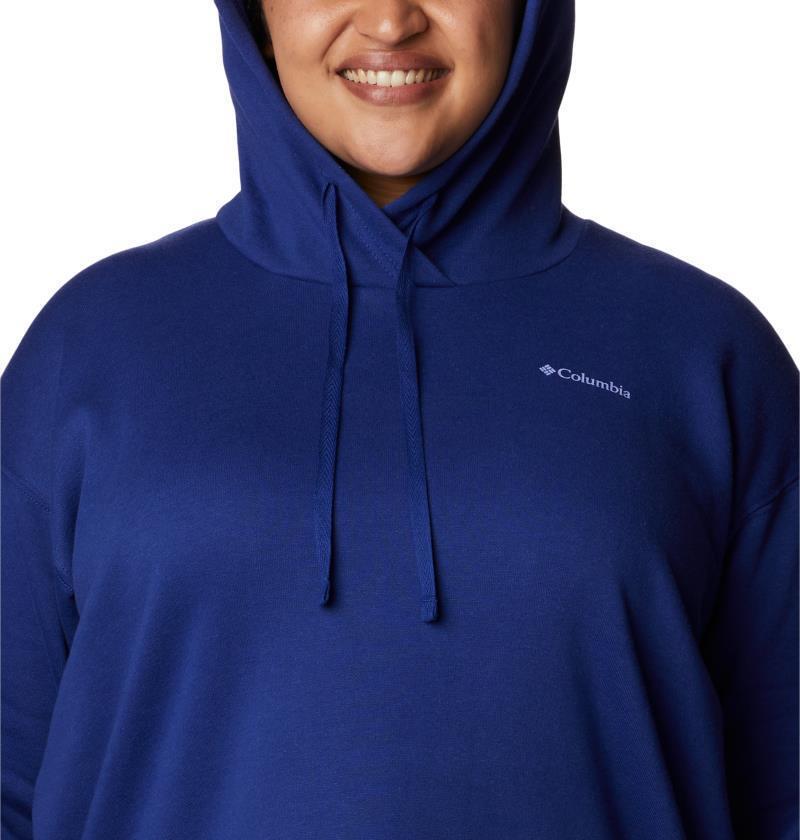 Columbia Trek Special Graphic Hoodie - Plus - Womens - Dark Sapphire / CSC Solarized Vertical 5