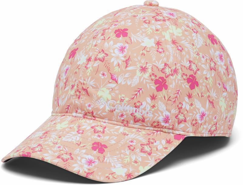 Coolhead II Ball Cap - Peach Mini Biscus Print 1