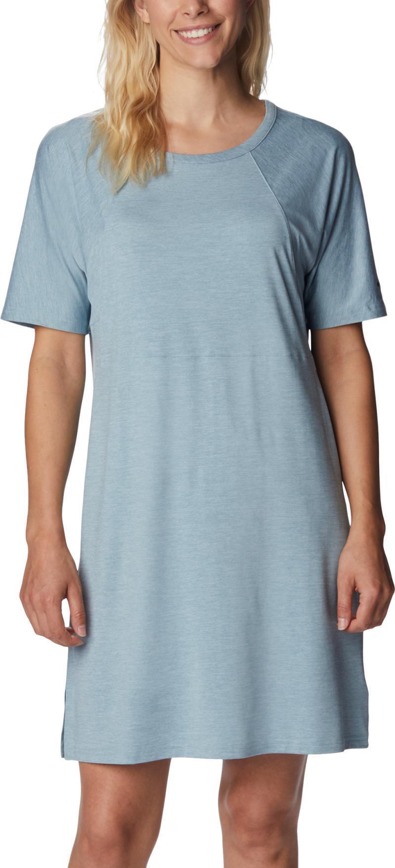 Coral Ridge Dress, Reg - Womens - Stone Blue 1