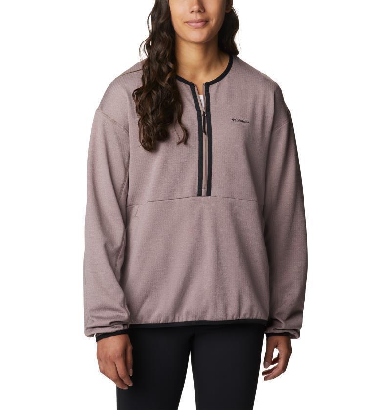 Coral Ridge Half Zip Midlayer - Womens - Quantum Mauve 1