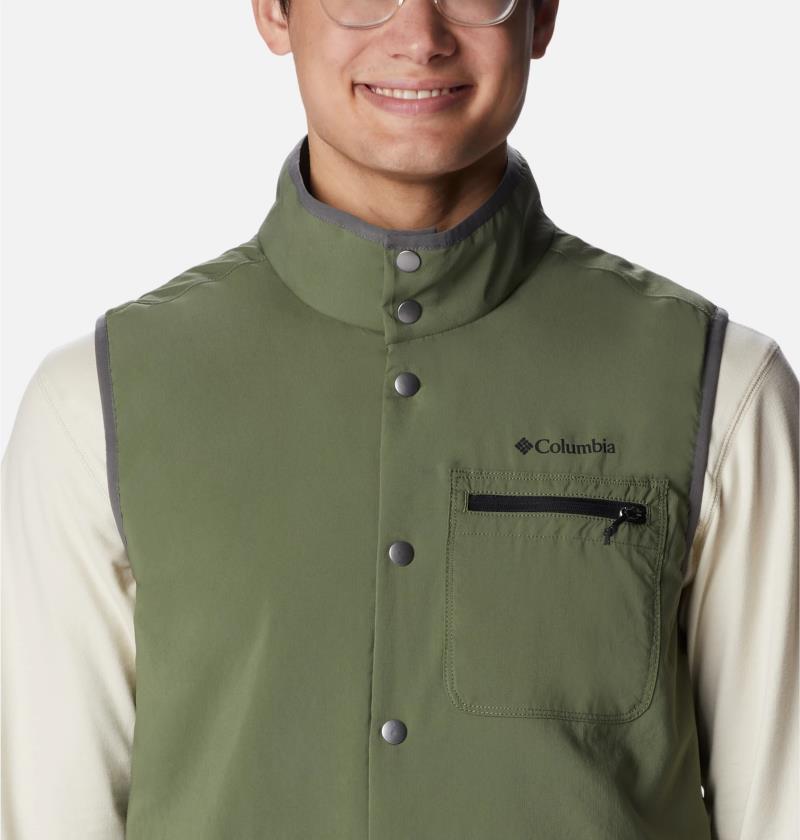 Coral Ridge Vest - Mens - Mosstone 4