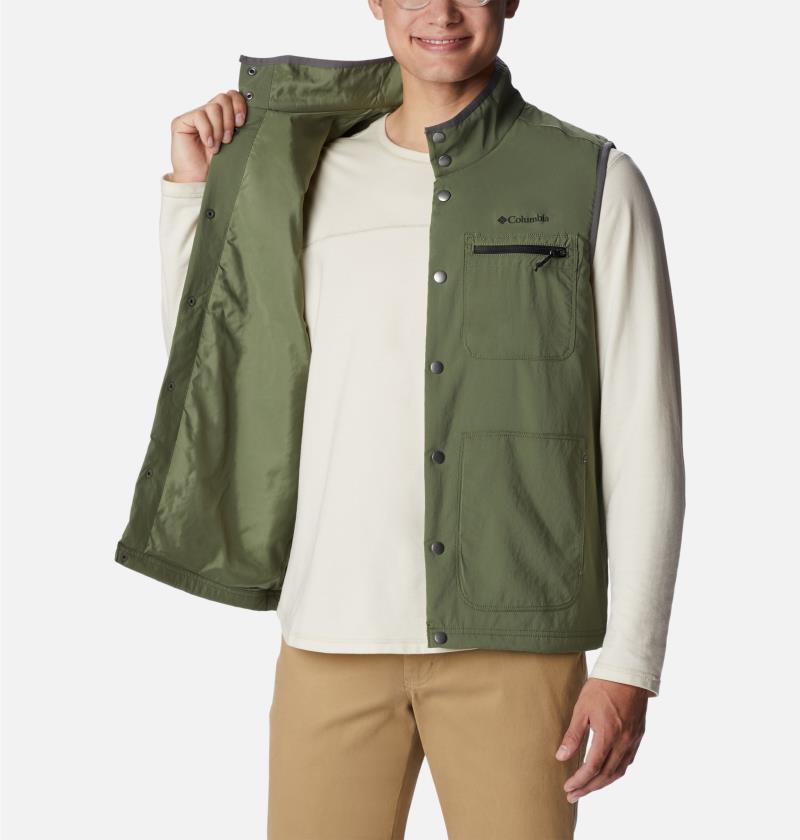 Coral Ridge Vest - Mens - Mosstone 5