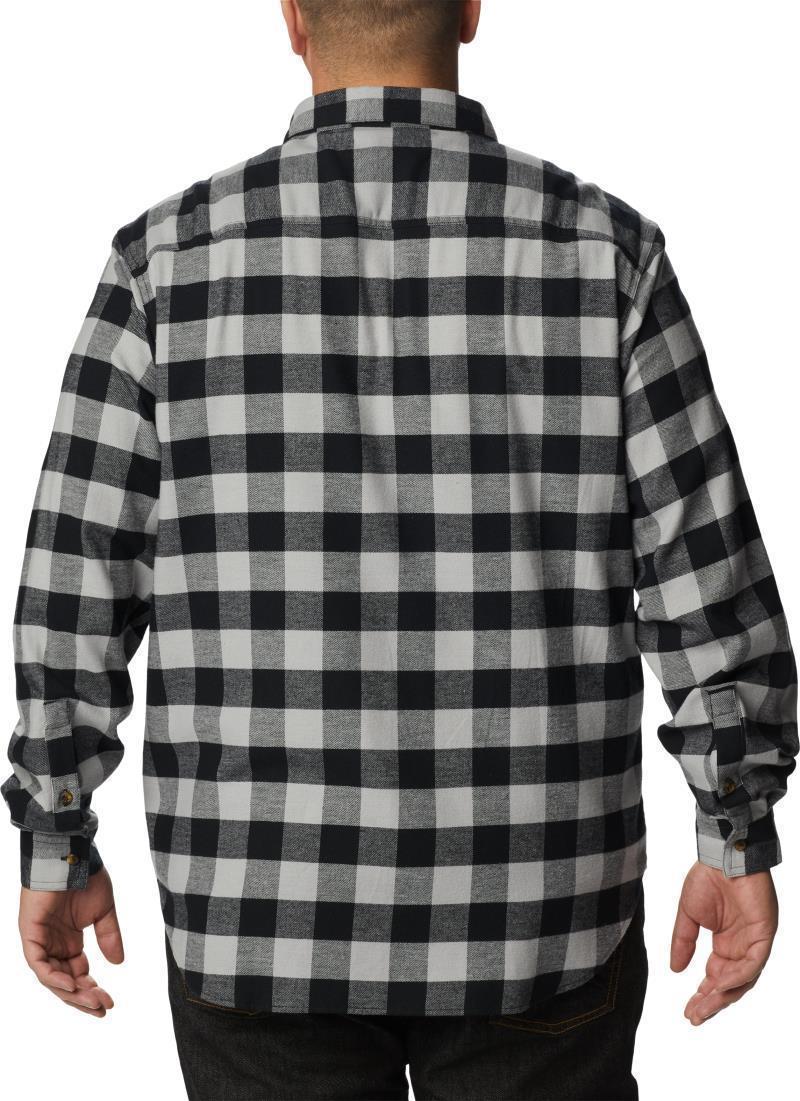 Cornell Woods Flannel LS Shirt - Big - Mens - Columbia Grey Buffalo Check 2