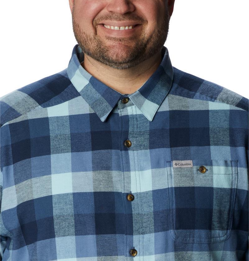 Cornell Woods Flannel LS Shirt - Big - Mens - Dark Mountain Buffalo Check 5