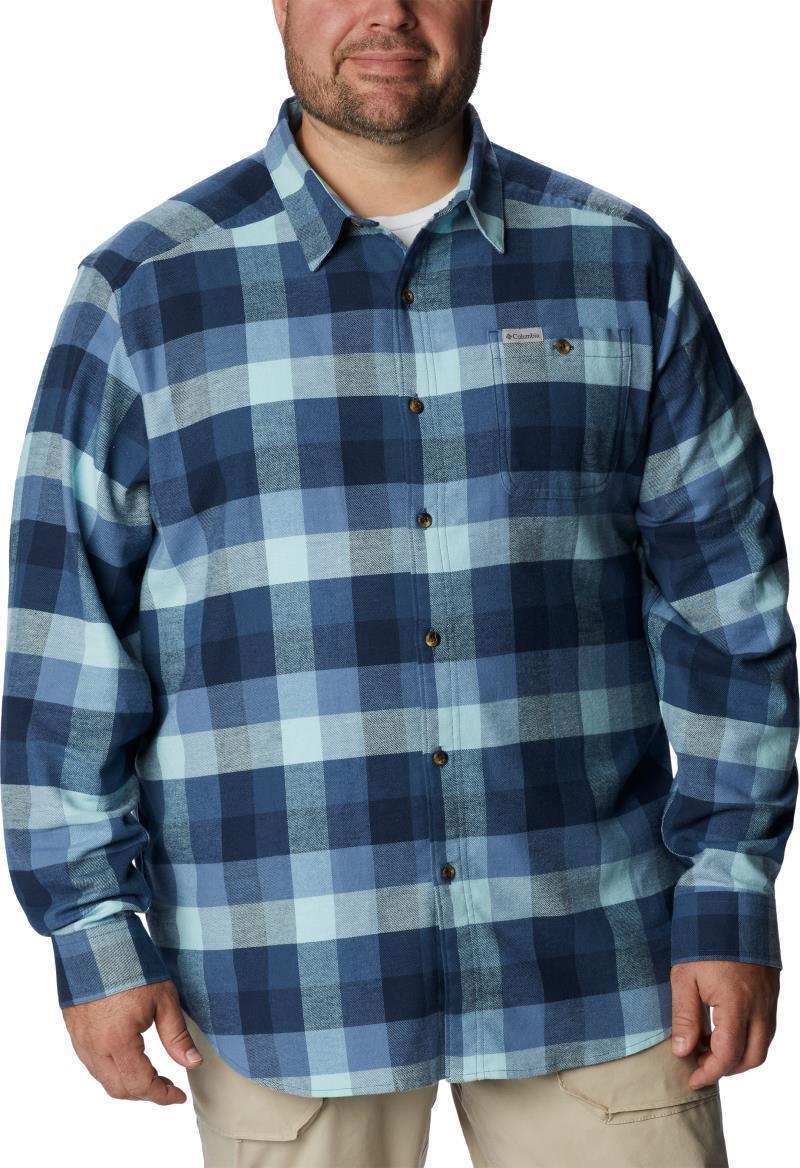 Cornell Woods Flannel LS Shirt - Big - Mens - Dark Mountain Buffalo Check 1