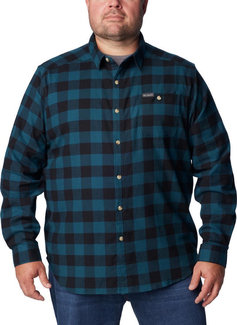 Cornell Woods Flannel LS Shirt - Big - Mens - Night Wave Buffalo Check 1