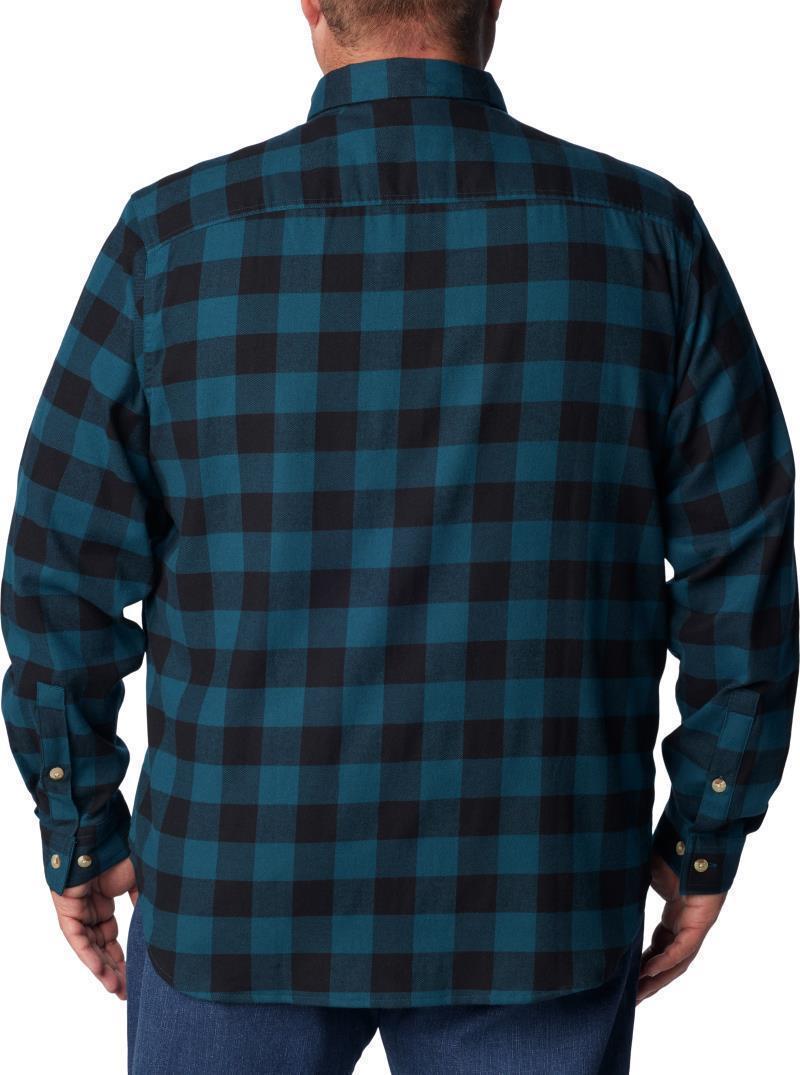 Cornell Woods Flannel LS Shirt - Big - Mens - Night Wave Buffalo Check 2