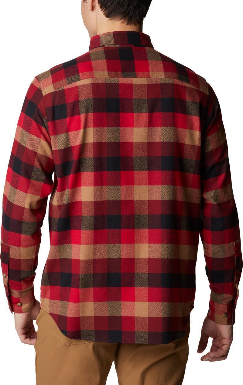 Cornell Woods Flannel LS Shirt - Big - Mens - Red Jasper Buffalo Check 2