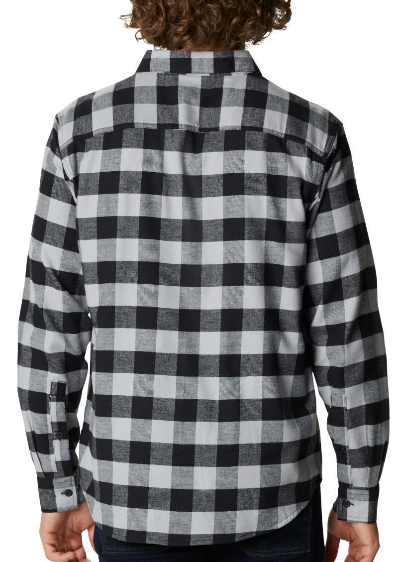 Cornell Woods Flannel LS Shirt - Mens - Columbia Grey Buffalo Check 3