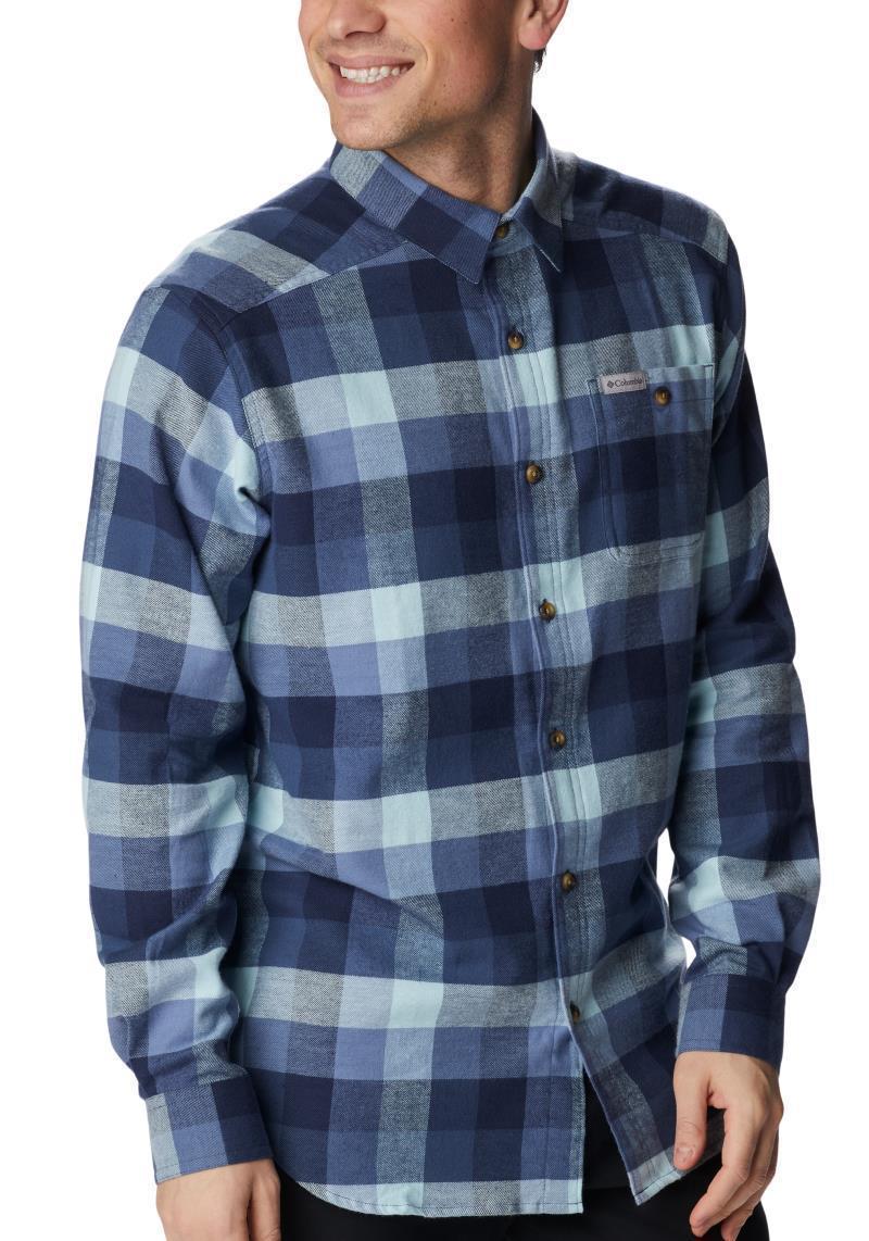 Cornell Woods Flannel LS Shirt - Mens - Dark Mountain Buffalo Check 3