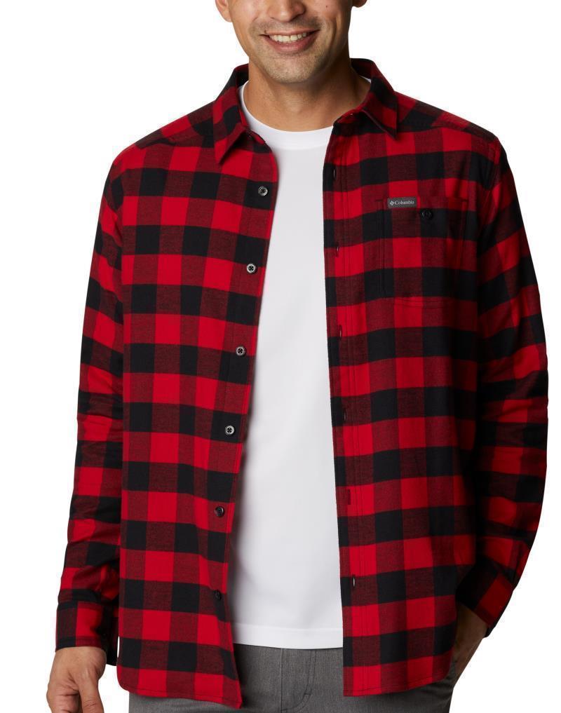 Cornell Woods Flannel LS Shirt - Mens - Mountain Red Buffalo Check 1