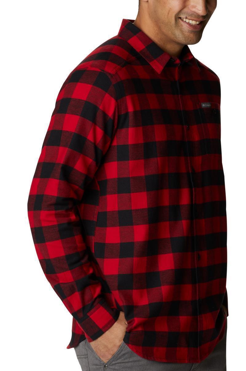 Cornell Woods Flannel LS Shirt - Mens - Mountain Red Buffalo Check 3