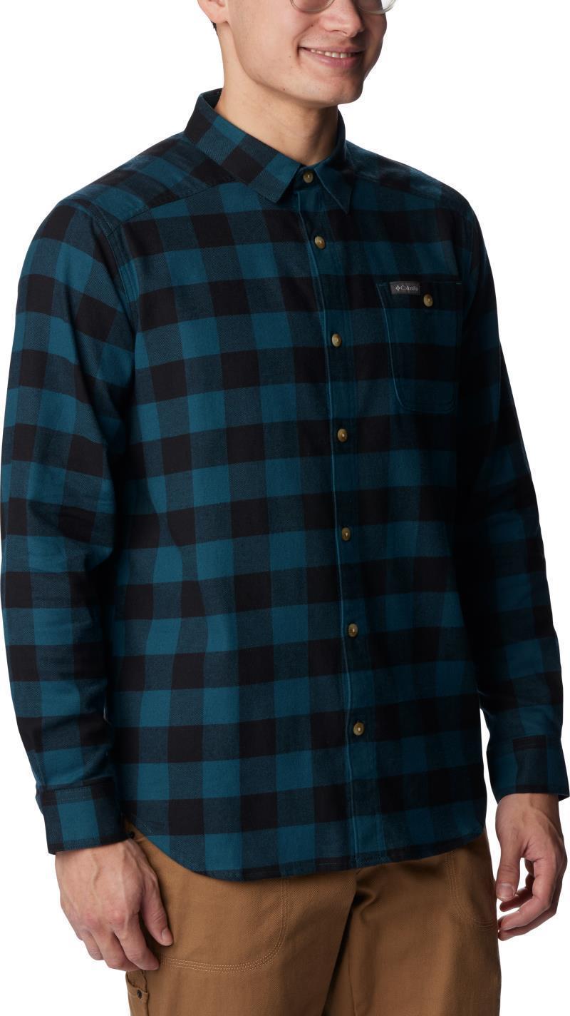 Cornell Woods Flannel LS Shirt - Mens - Night Wave Buffalo Check 3