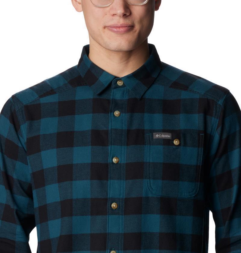 Cornell Woods Flannel LS Shirt - Mens - Night Wave Buffalo Check 5