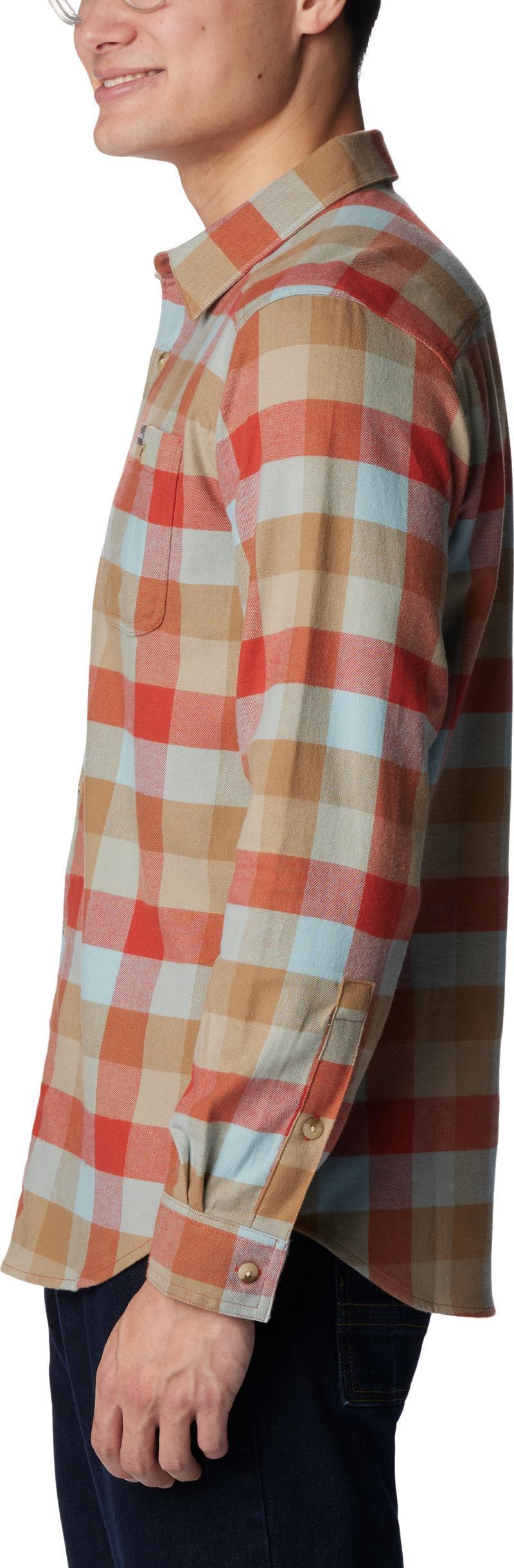 Cornell Woods Flannel LS Shirt - Mens - Warp Red Buffalo Check 4
