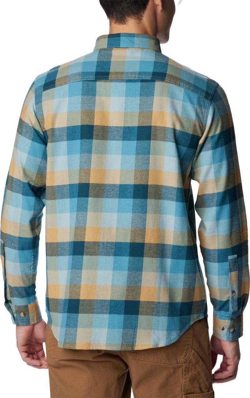 Cornell Woods Flannel LS Shirt - Tall - Mens - Stone Blue Buffalo Check 2
