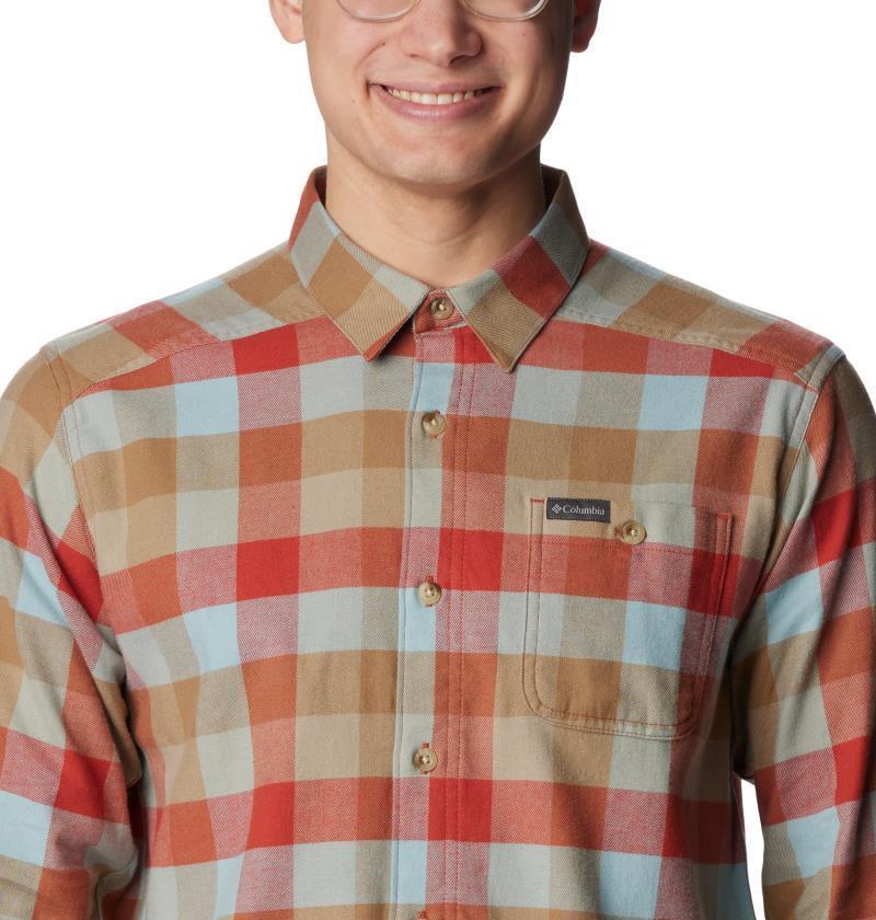 Cornell Woods Flannel LS Shirt - Tall - Mens - Warp Red Buffalo Check 5
