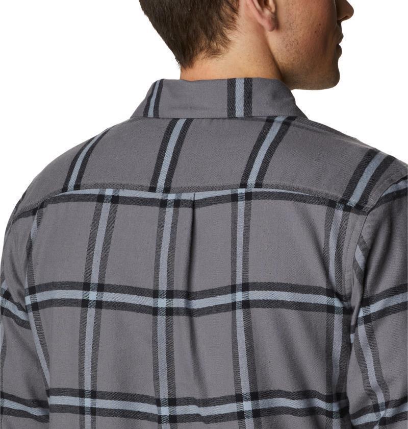 Cornell Woods Fleece Lined Flannel - Mens - City Grey Windowpane 6