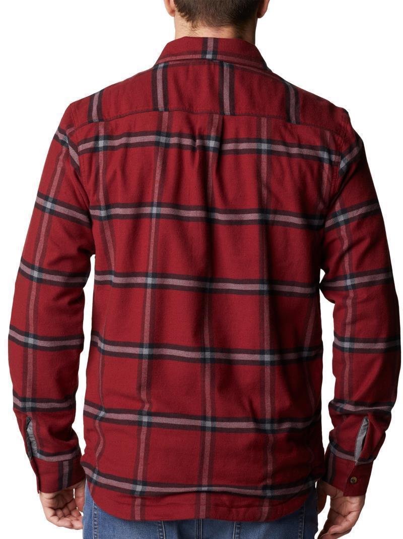 Cornell Woods Fleece Lined Flannel - Mens - Red Jasper Windowpane 2