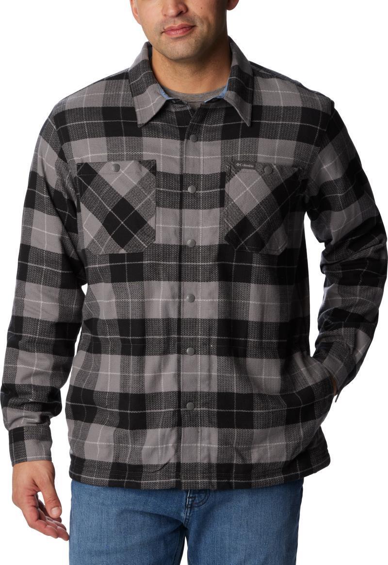 Cornell Woods Fleece Lined Shirt Jacket - Mens - City Grey / Blue Stone Woodsman Tartan 1