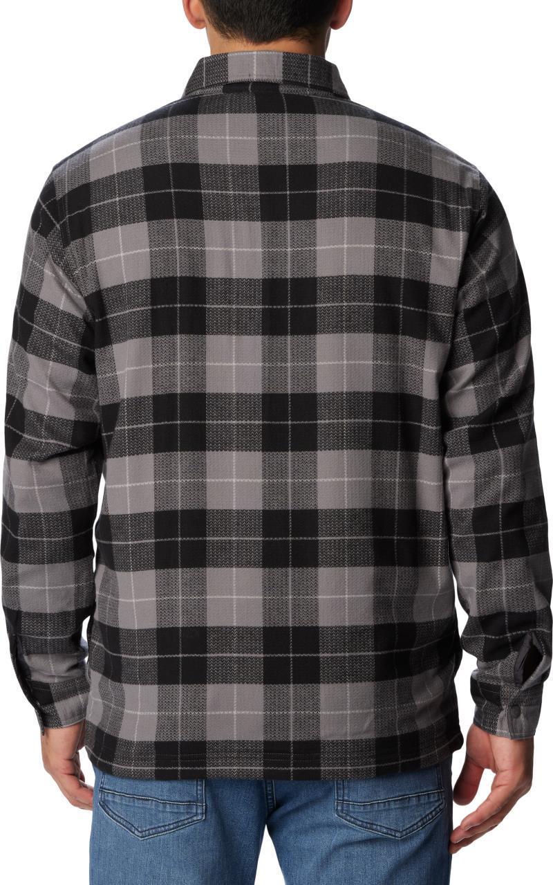 Cornell Woods Fleece Lined Shirt Jacket - Mens - City Grey / Blue Stone Woodsman Tartan 2