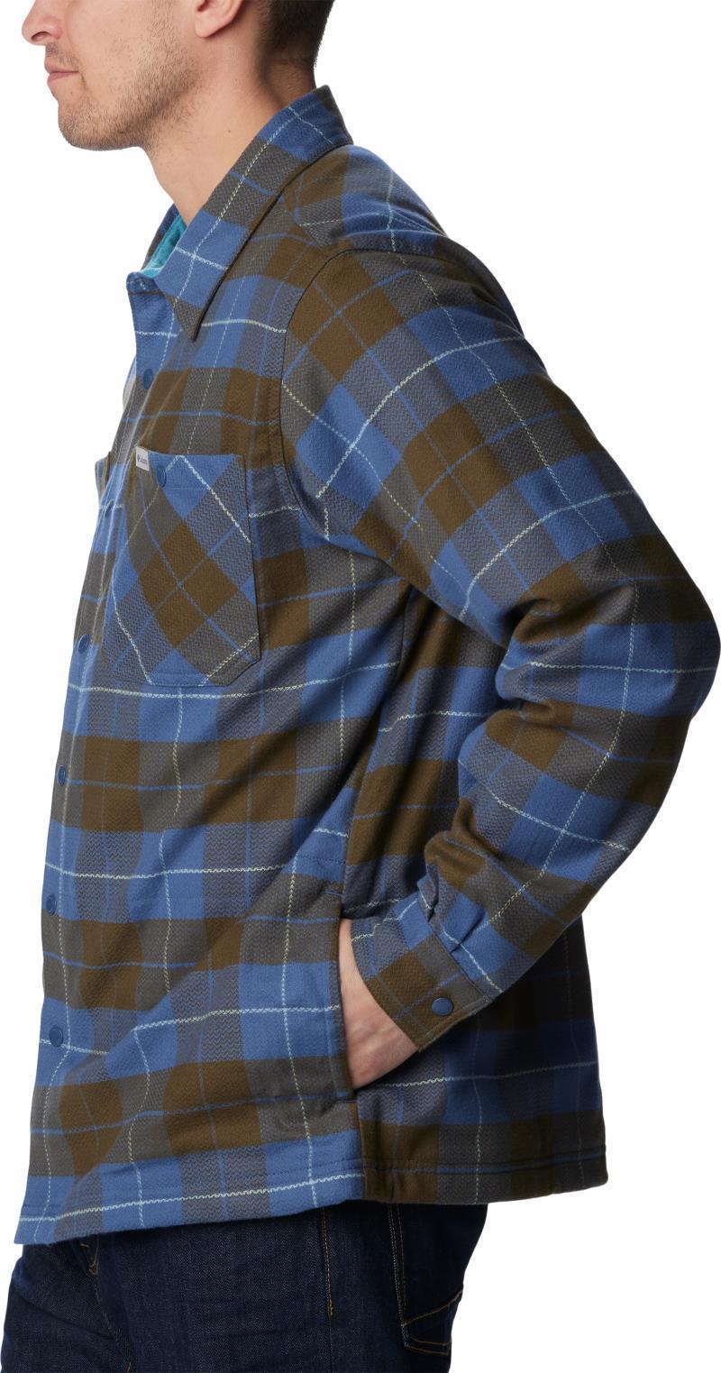 Cornell Woods Fleece Lined Shirt Jacket - Mens - Dark Mountain / Shasta Woodsman Tartan 5