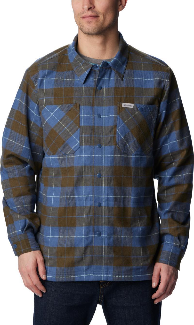 Cornell Woods Fleece Lined Shirt Jacket - Mens - Dark Mountain / Shasta Woodsman Tartan 1