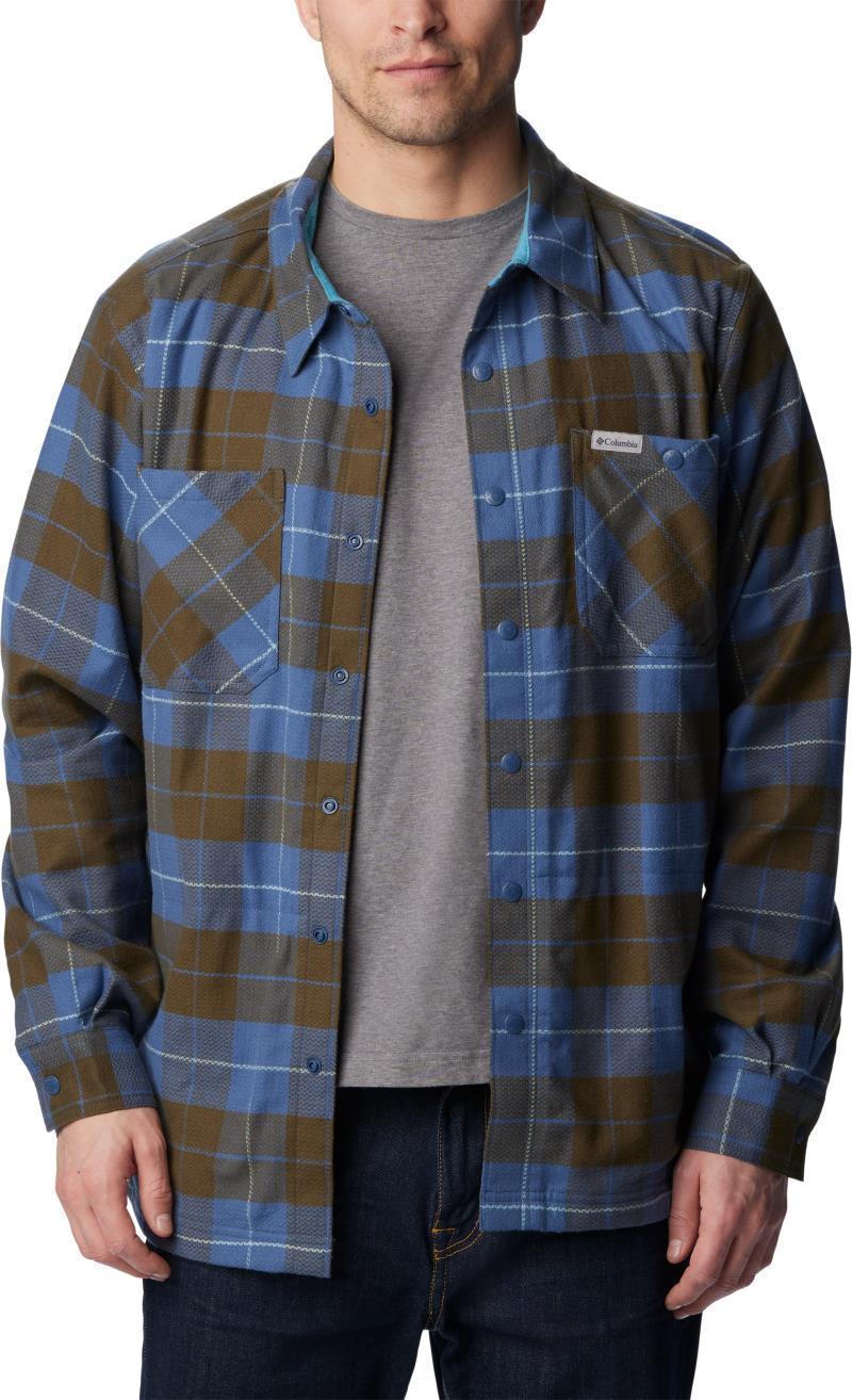 Cornell Woods Fleece Lined Shirt Jacket - Mens - Dark Mountain / Shasta Woodsman Tartan 3