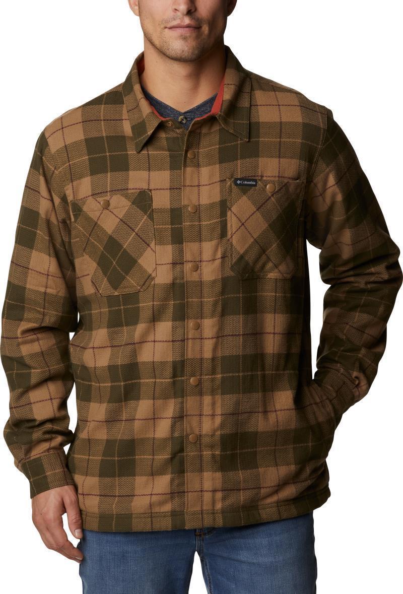 Cornell Woods Fleece Lined Shirt Jacket - Mens - Delta / Warp Red Woodsman Tartan 1