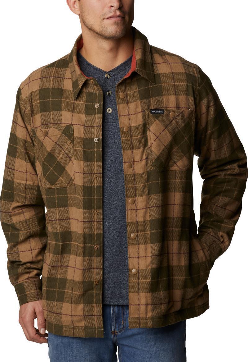 Cornell Woods Fleece Lined Shirt Jacket - Mens - Delta / Warp Red Woodsman Tartan 3