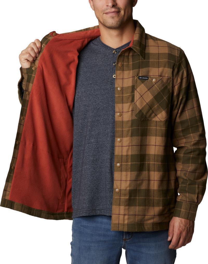 Cornell Woods Fleece Lined Shirt Jacket - Mens - Delta / Warp Red Woodsman Tartan 4