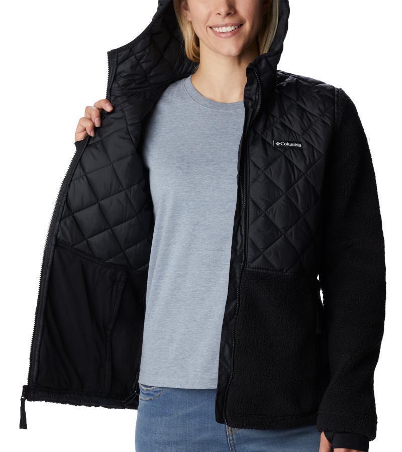 Crested Peak Full Zip - Womens - Black 4