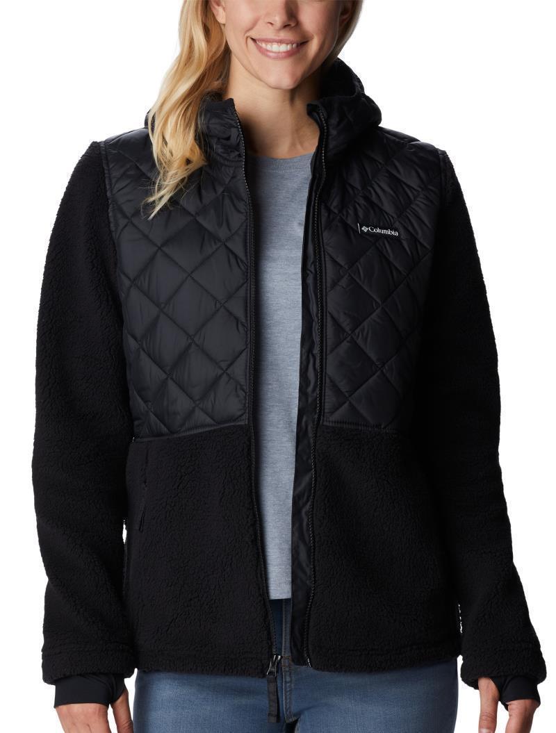 Crested Peak Full Zip - Womens - Black 6