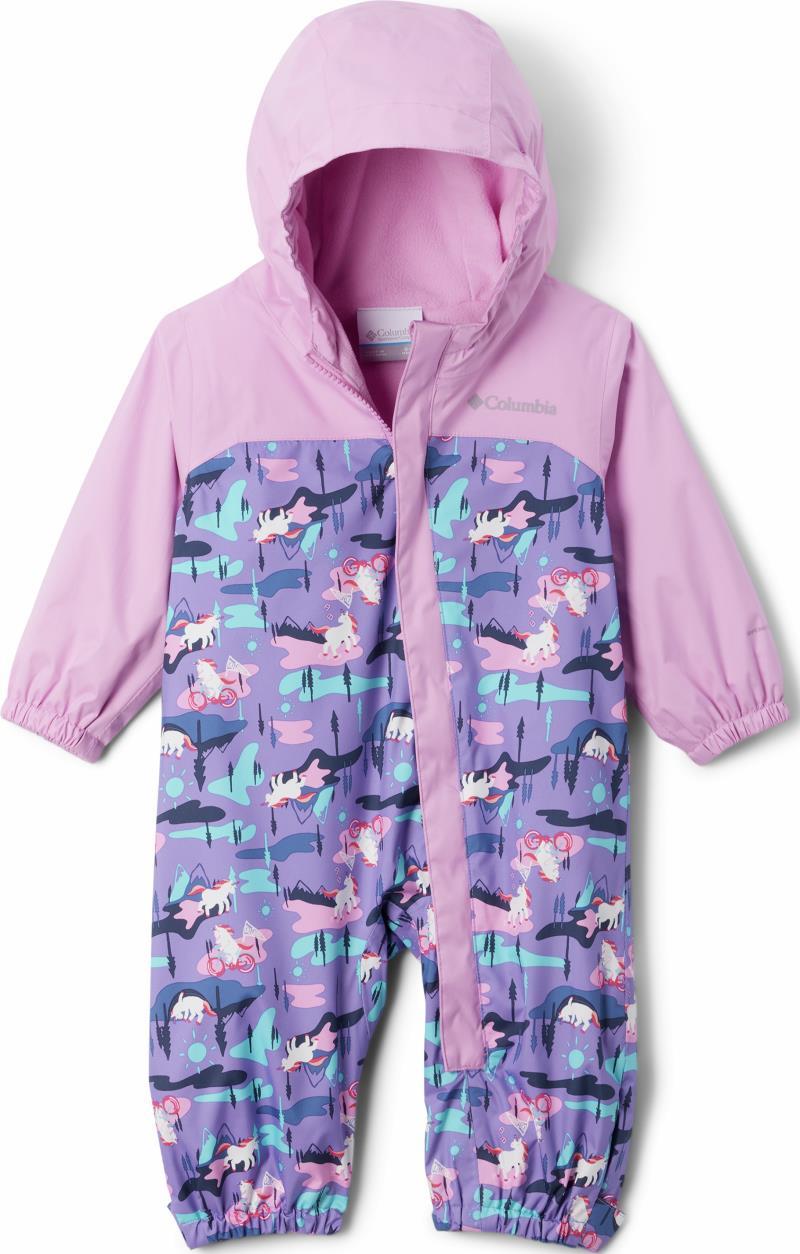 Critter Jitters II Rain Suit - Infant - paisley purple uninature / cosmos 1