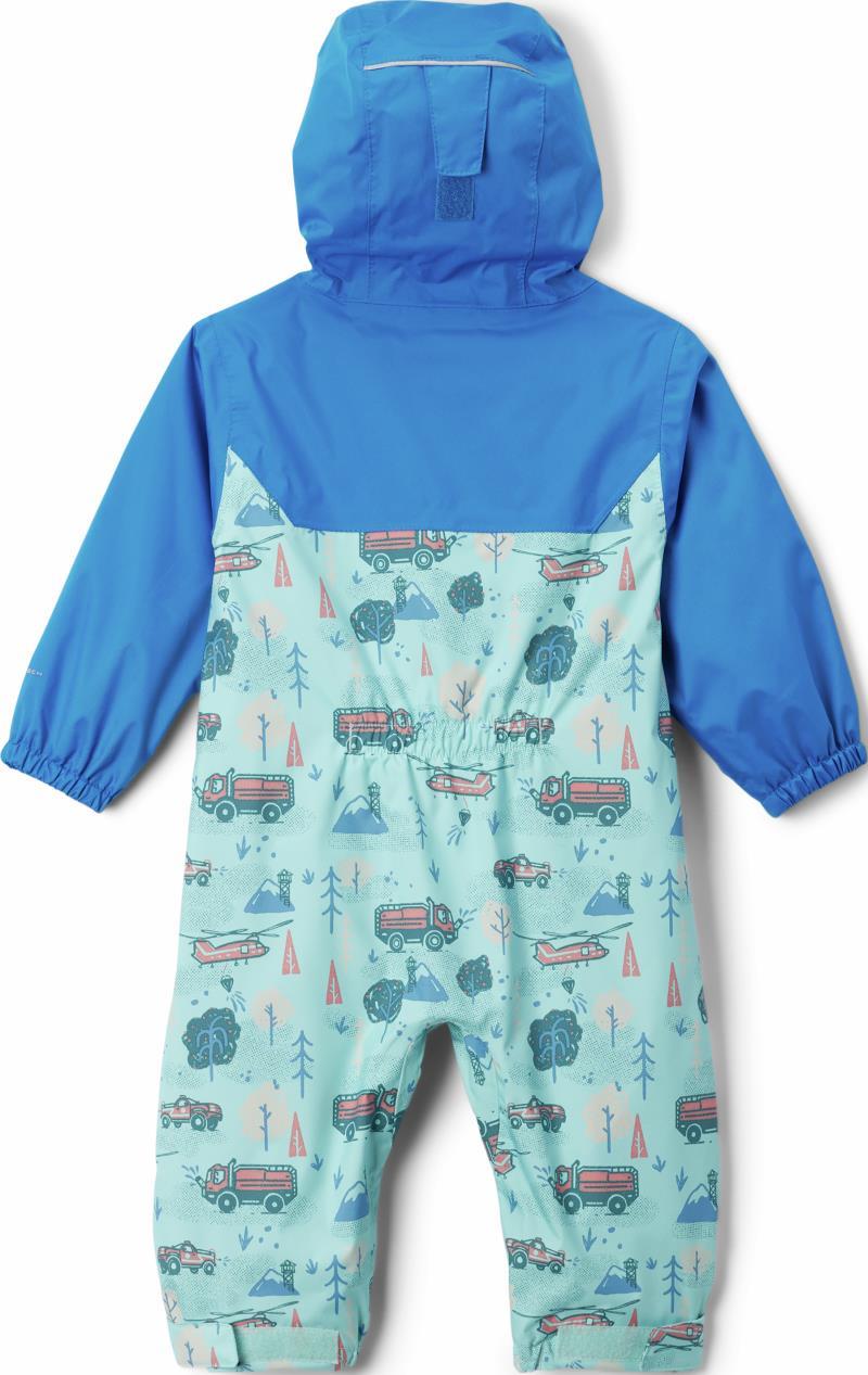Critter Jitters II Rain Suit - Infant - spray forestlove / bright indigo 1