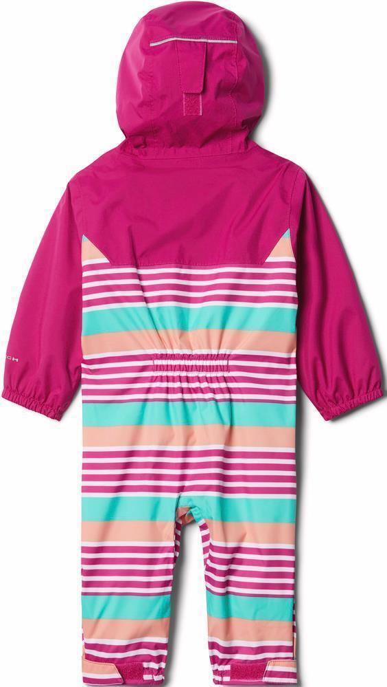 Critter Jitters II Rain Suit - Infant - wild fuchsia milo stripe / wild fuchsia 1