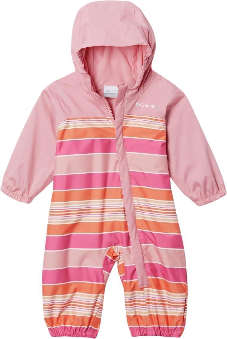 Critter Jitters II Rain Suit - Infant - wild geranium danby stripe / pink orchid 1