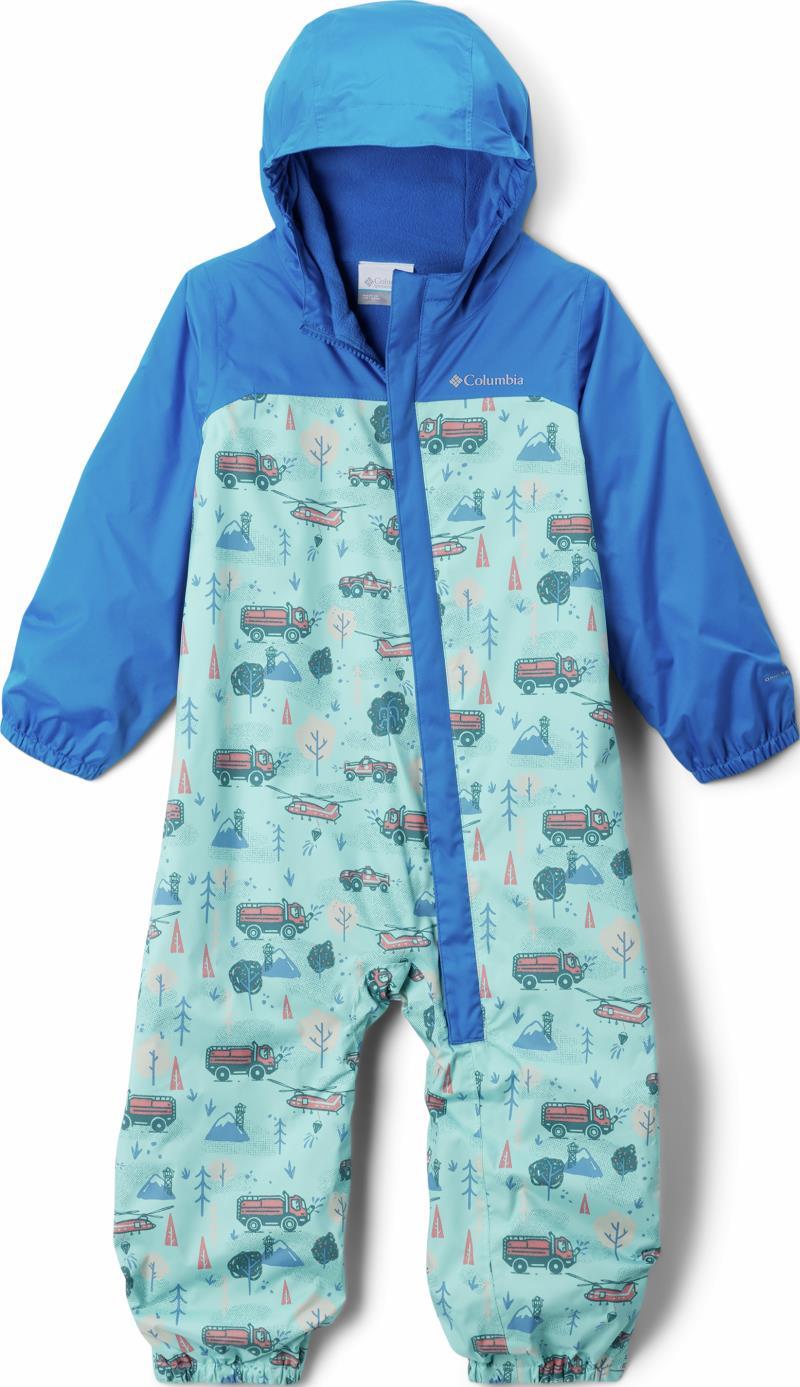 Critter Jitters II Rain Suit - Toddler - spray forestlove / bright indigo 1