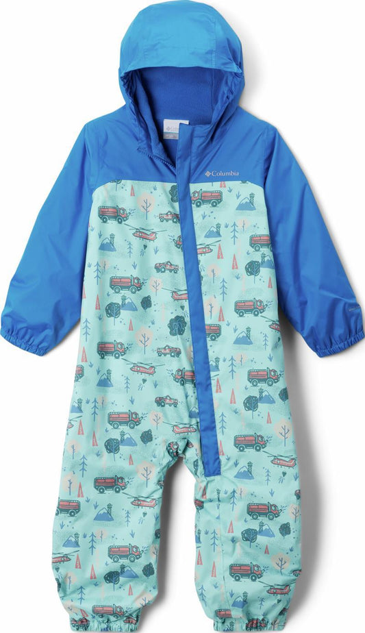 Critter Jitters II Rain Suit - Toddler - spray forestlove / bright indigo 1