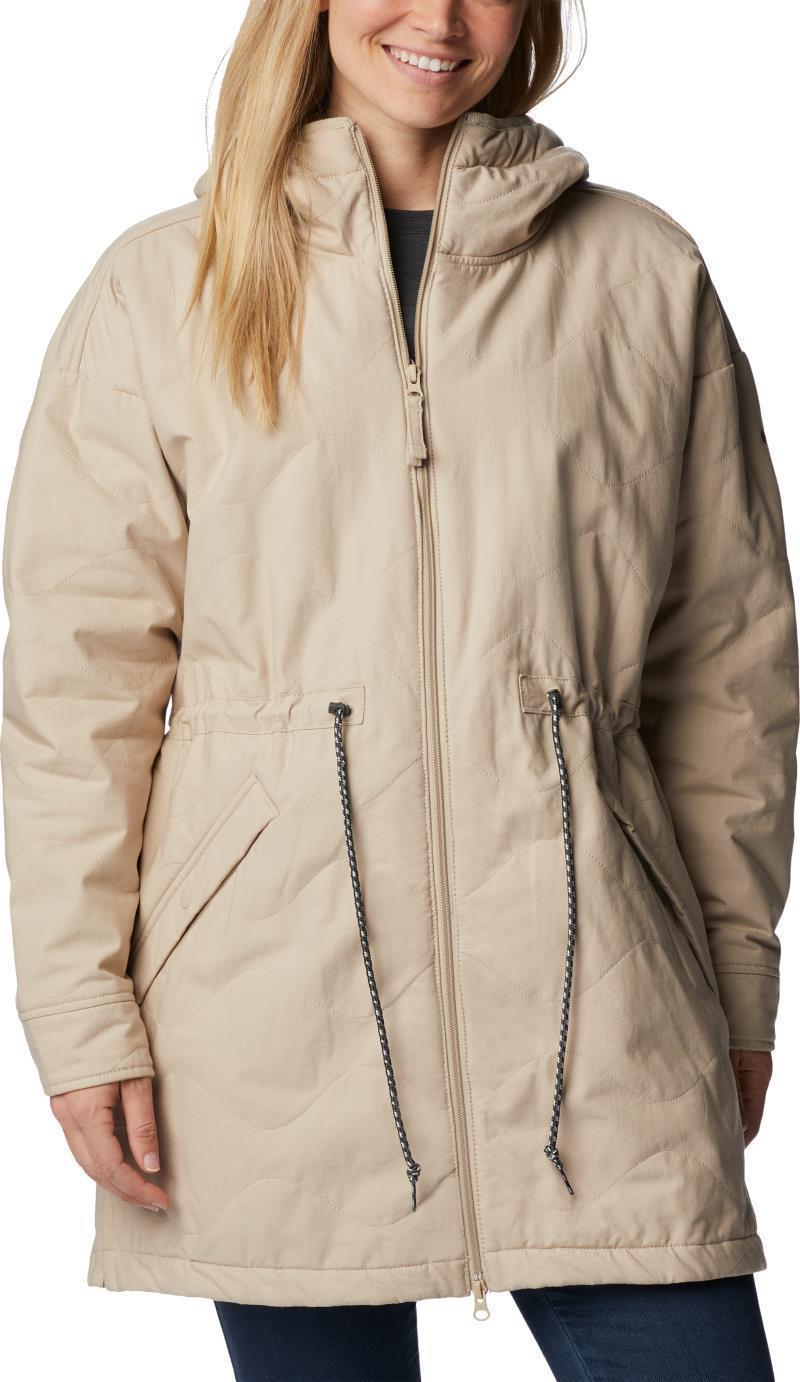 Crystal Crest Quilted Jacket - Womens - Ancient Fossil 1