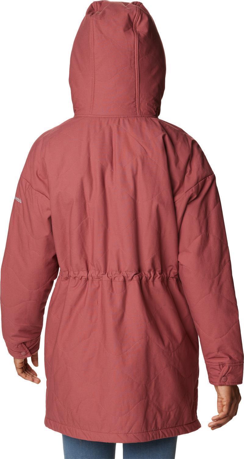 Crystal Crest Quilted Jacket - Womens - Beetroot 2