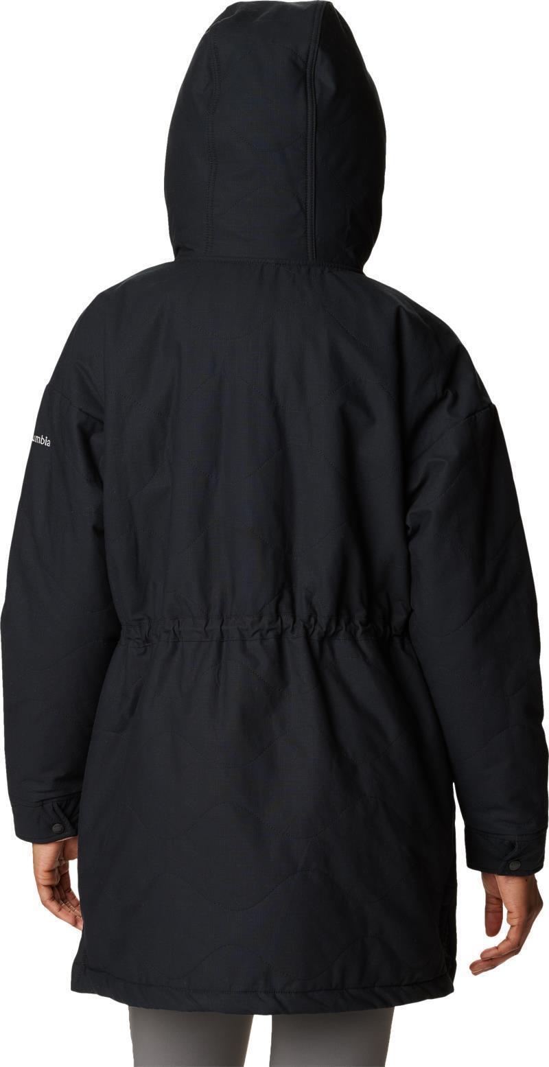 Crystal Crest Quilted Jacket - Womens - Black 2