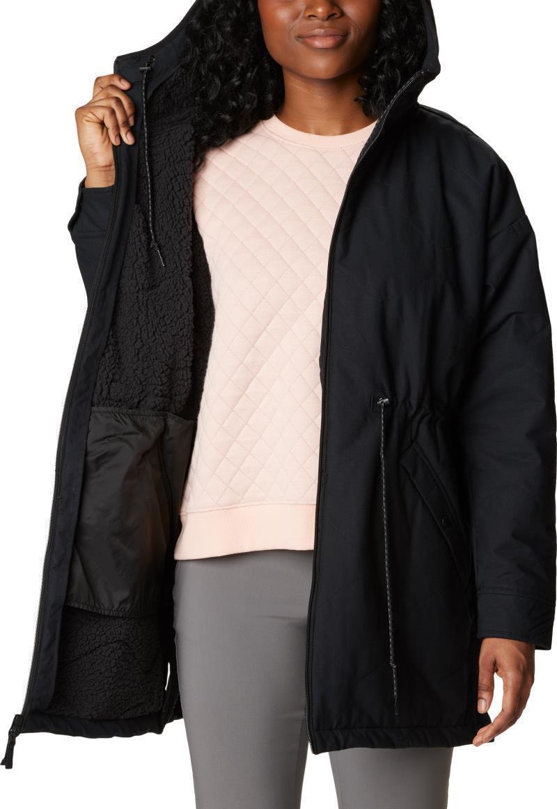 Crystal Crest Quilted Jacket - Womens - Black 4