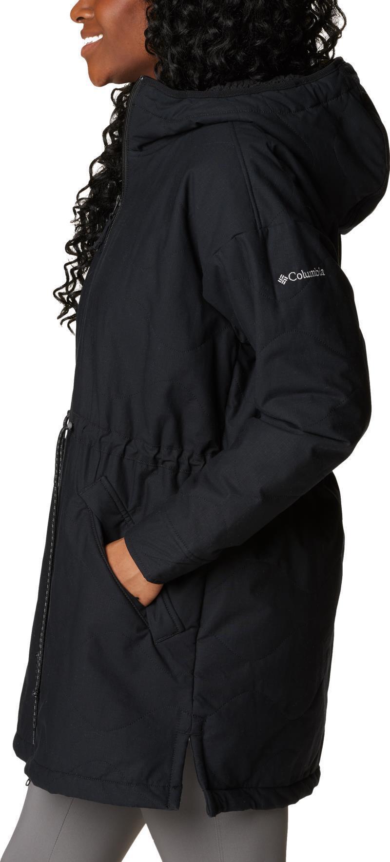 Crystal Crest Quilted Jacket - Womens - Black 5