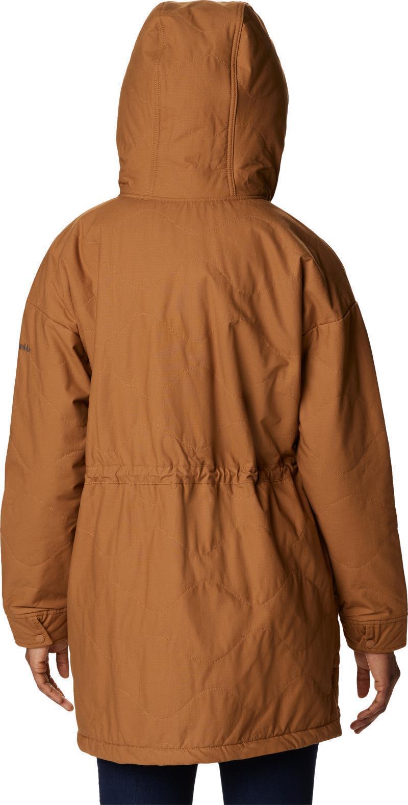 Crystal Crest Quilted Jacket - Womens - Camel Brown 2