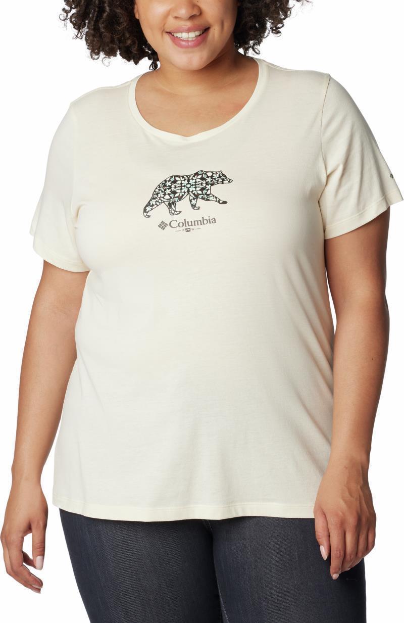 Daisy Days SS Graphic Tee - Plus - Womens - Chalk / Bearly Polarized 1