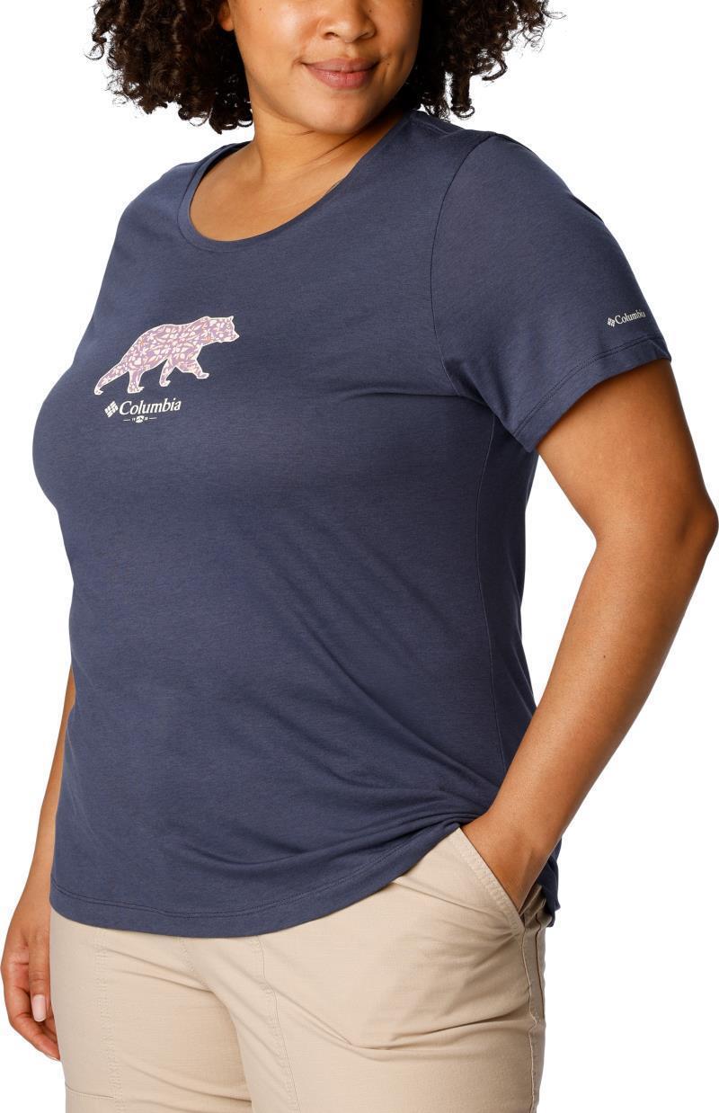 Daisy Days SS Graphic Tee - Plus - Womens - Nocturnal / Bearly Polarized 2