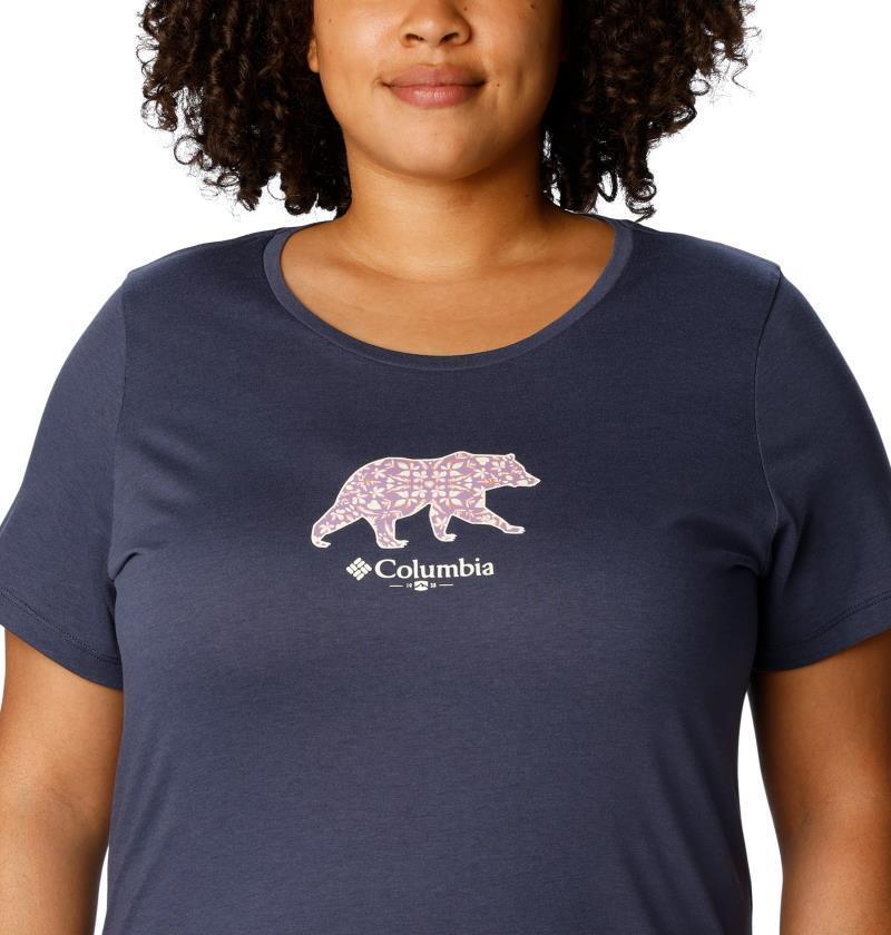 Daisy Days SS Graphic Tee - Plus - Womens - Nocturnal / Bearly Polarized 5