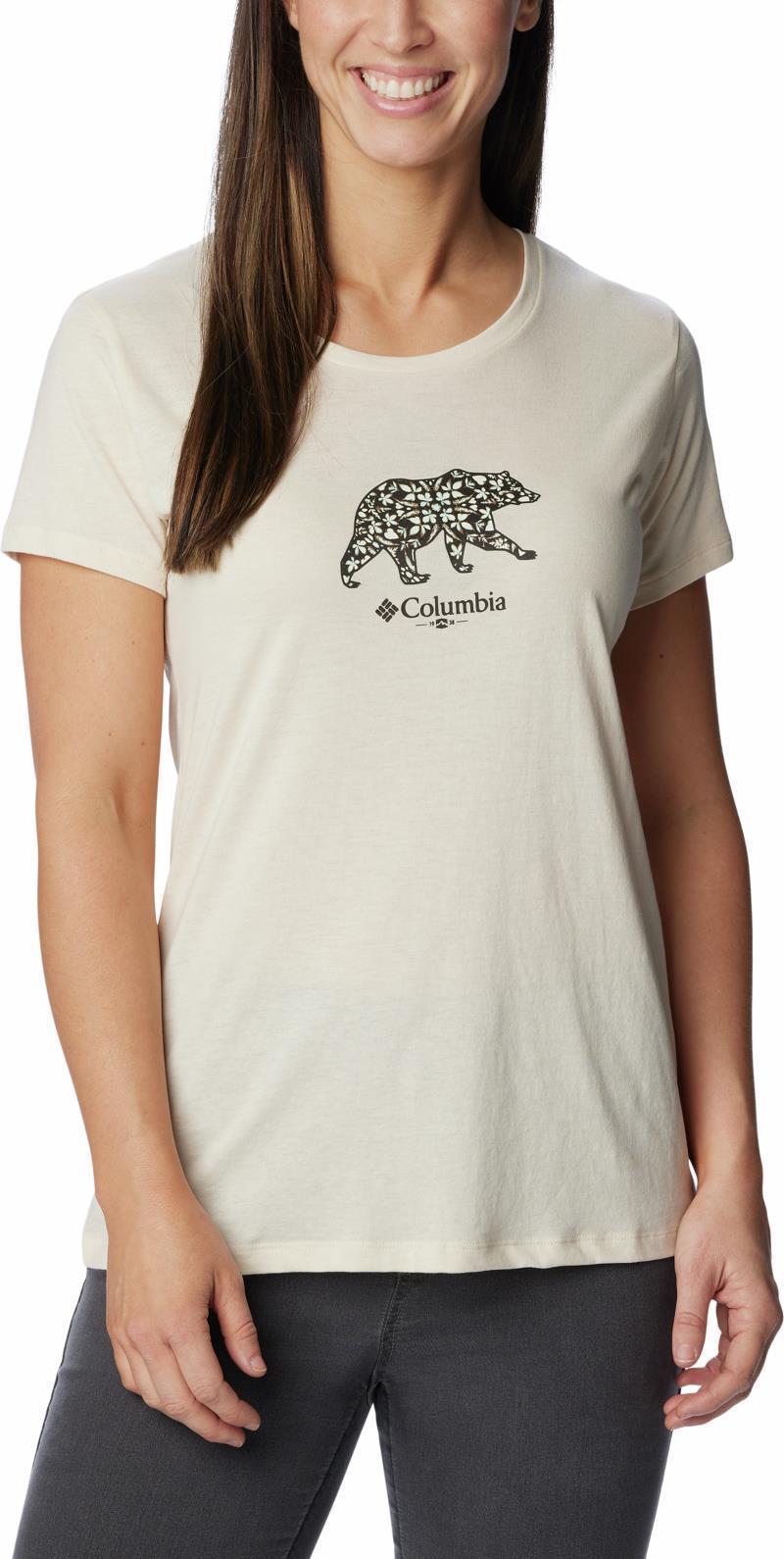 Daisy Days SS Graphic Tee - Womens - Chalk / Bearly Polarized 1